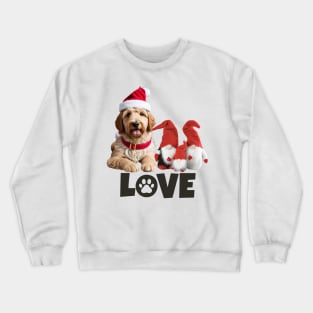 Christmas Goldendoodle LOVE Crewneck Sweatshirt